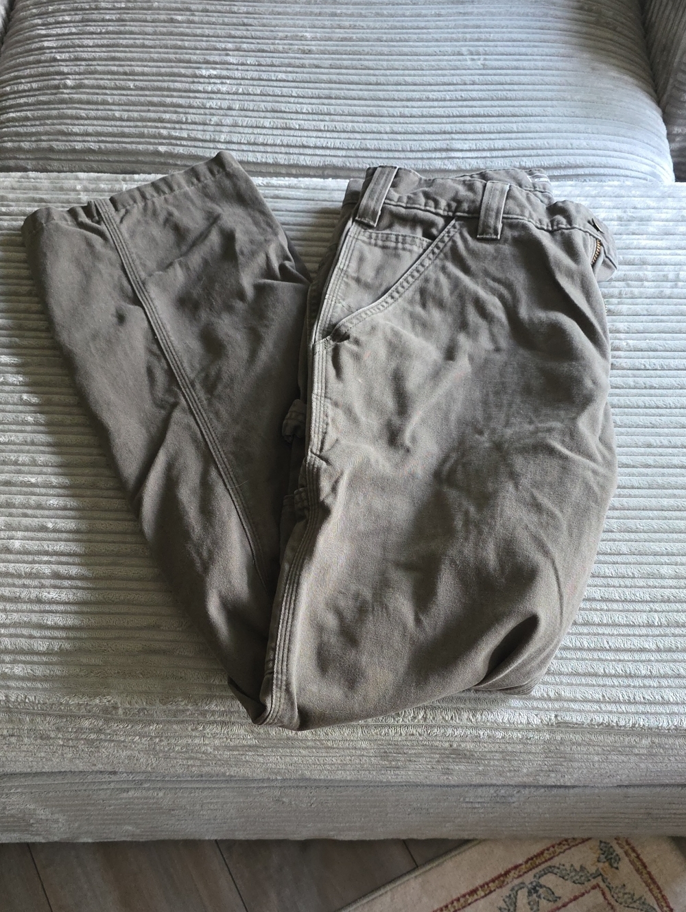 Carhartt Men's Cargo Pants Green Brown Workwear